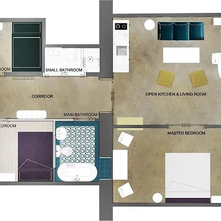 For Long Therm! Lujza Vintage 3 Bedroom, 1 Livingroom, 2 Bathroom Free Ac 75sq Dt Wifi Apartmán *